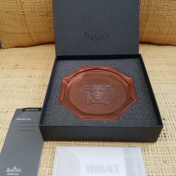 New "Versace" Glass Dish - Picture 5 of 5